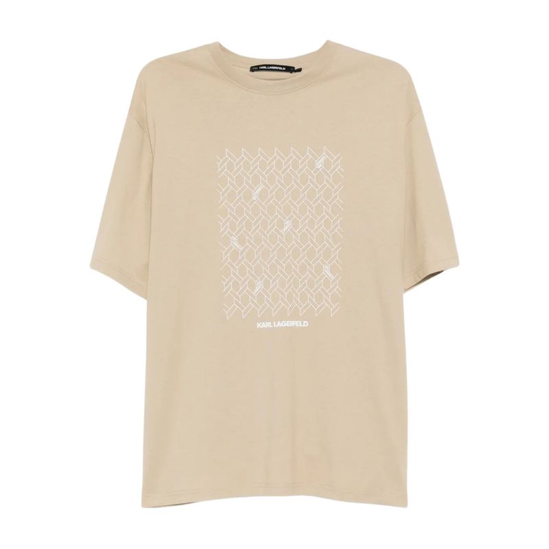 Muška majica Karl Lagerfeld geometric placement t-shirt