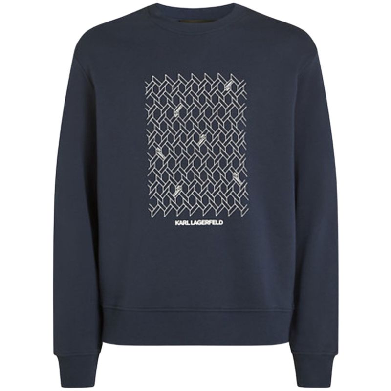 Muški duks Karl Lagerfeld geometric print sweatshirt