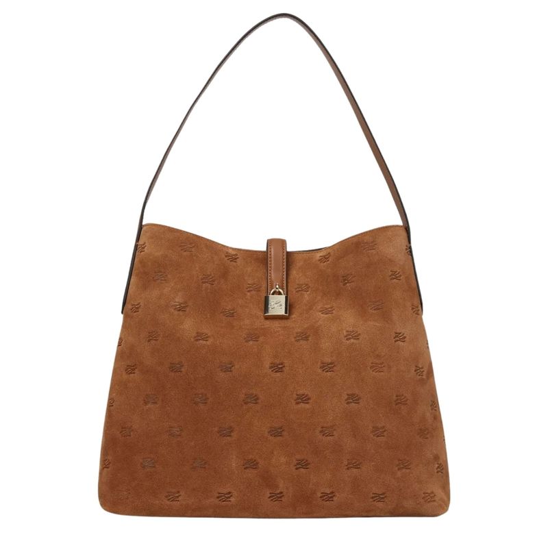 Ženska torba Karl Lagerfeld k/autograph padlock hobo suede