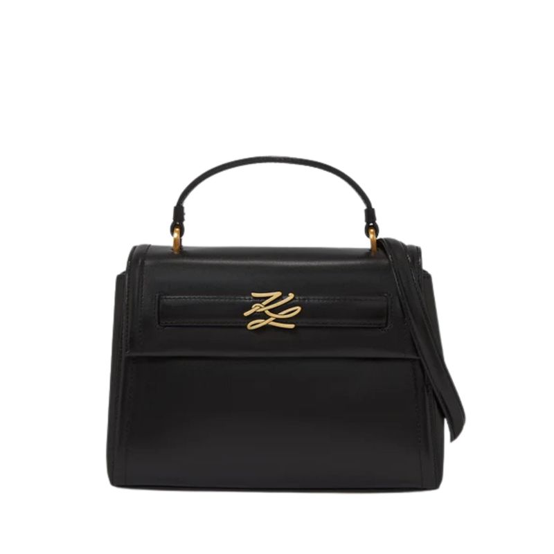 Ženska torba Karl Lagerfeld k/autograph sm top handle blck