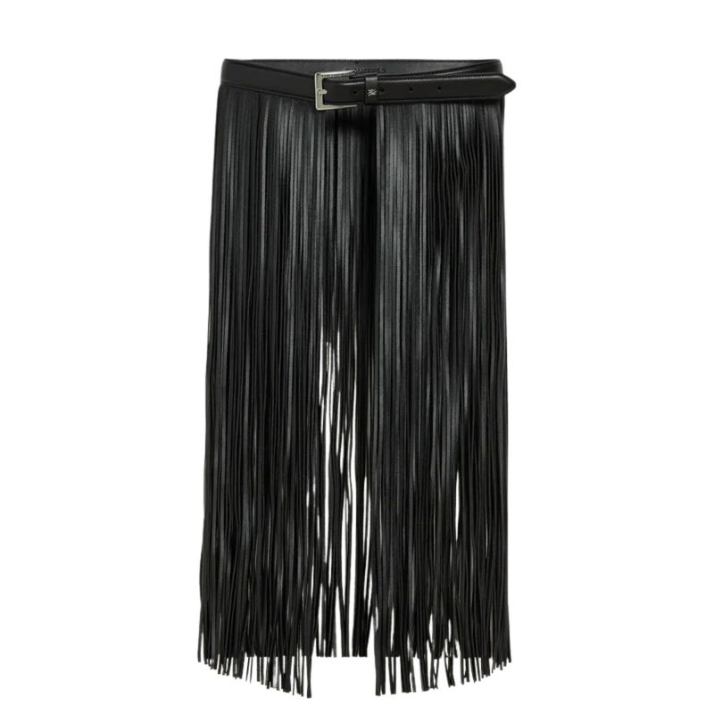 Ženski kaiš Karl Lagerfeld k/autograph fringes belt