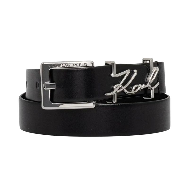 Ženski kaiš Karl Lagerfeld k/signature side logo h3 belt