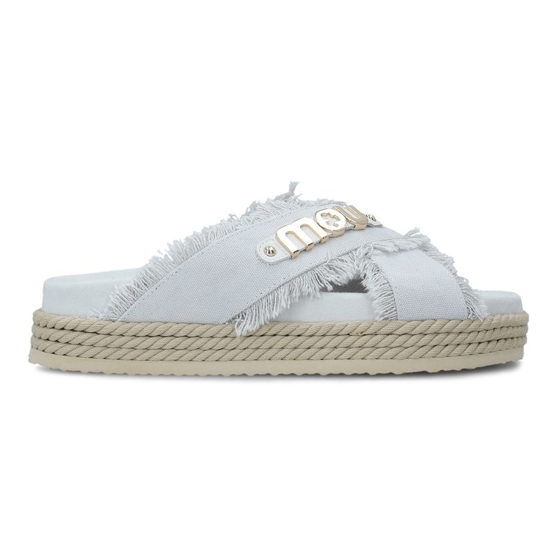 Ženske sandale Mou Rope Bio Sandal Denim & Recycled Canvas