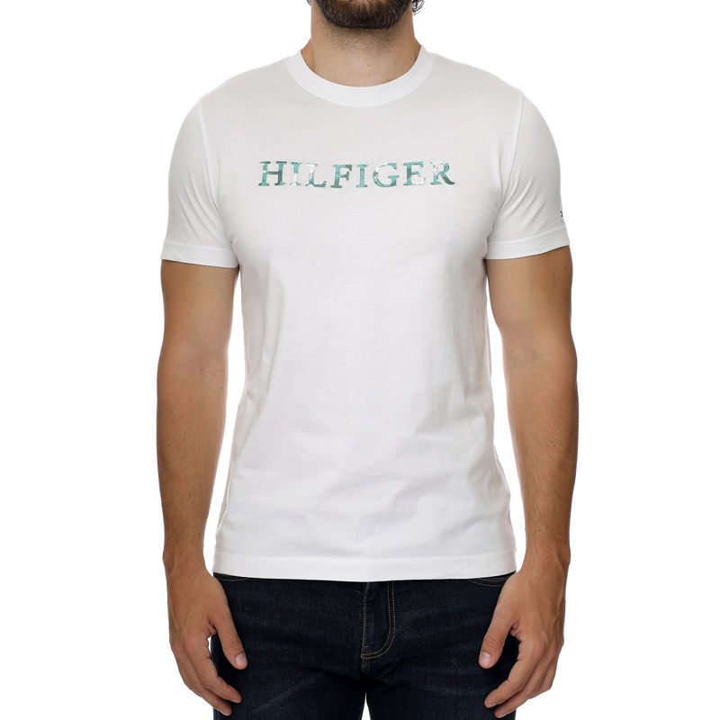 Muška majica Tommy Hilfiger FLORAL EMBROIDERY TEE
