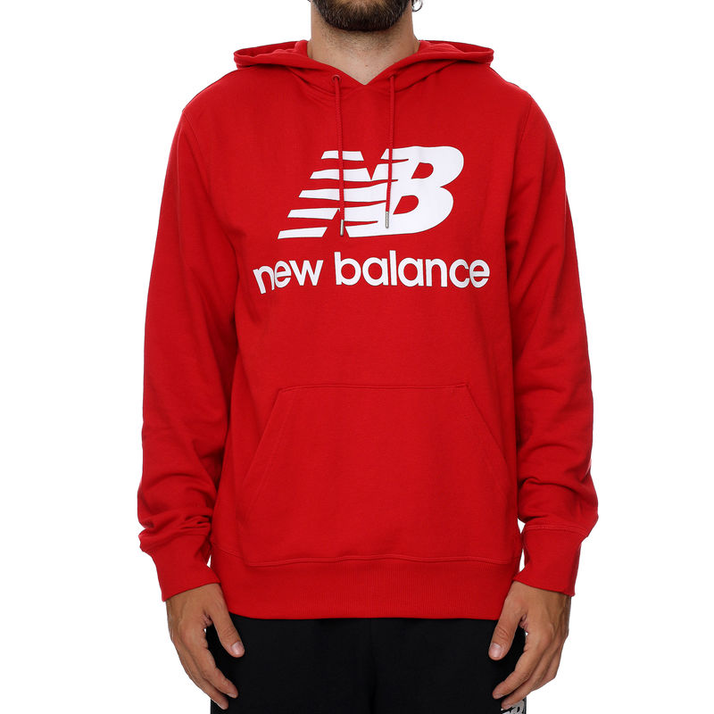 Muški duks New Balance ESSENTIALS LOGO PO HOODIE