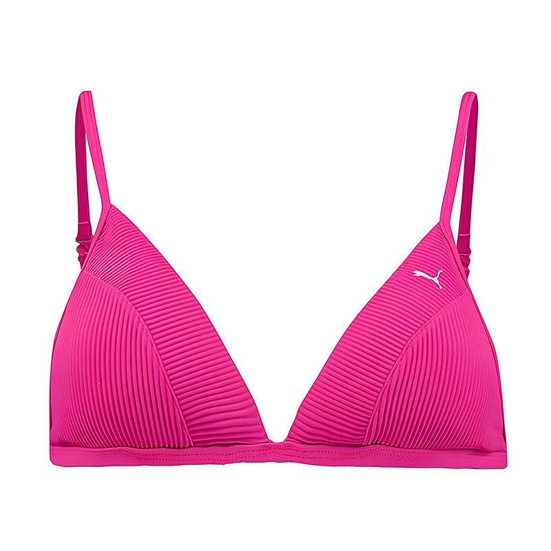 Ženski kupaći gornji deo Puma Swim women ribbed triangle top 1p