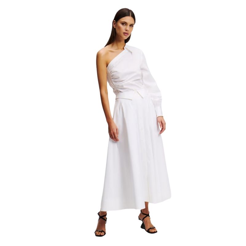 Ženska suknja Karl Lagerfeld poplin skirt