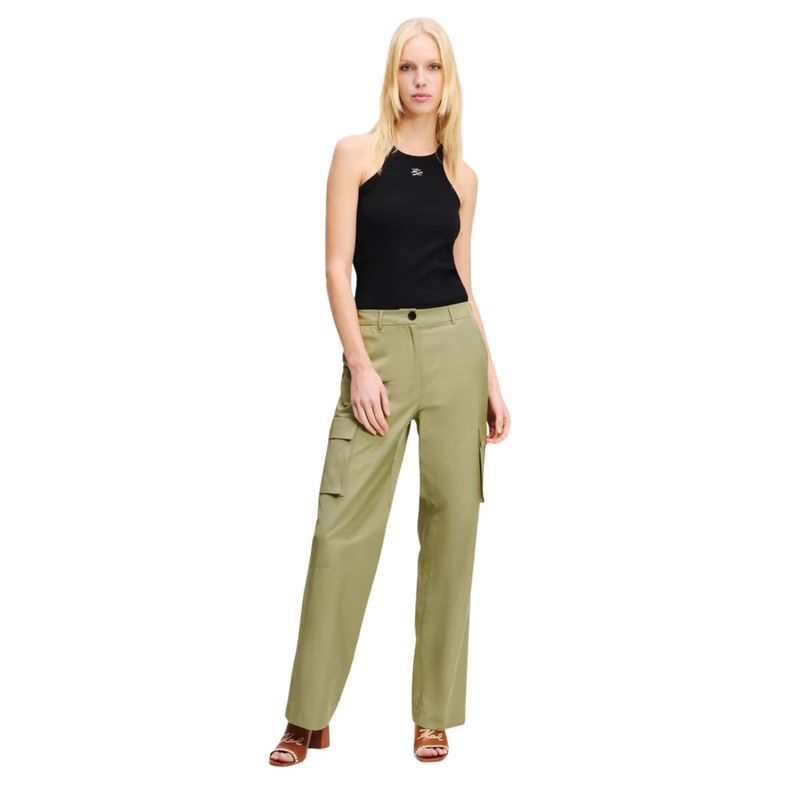 Ženske pantalone Karl Lagerfeld cargo pants