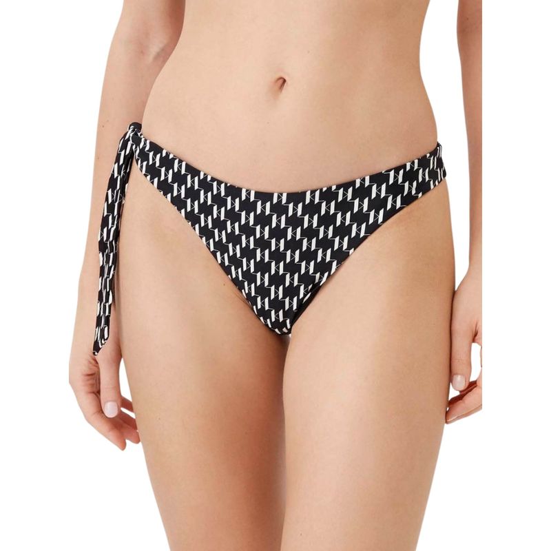 Ženski kupaći Karl Lagerfeld monogram tie rio bottom