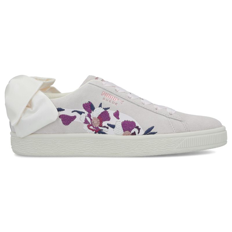 puma suede bow flowery