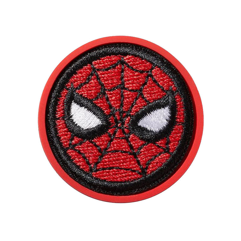 Unisex bedž Crocs Spiderman cartoon face