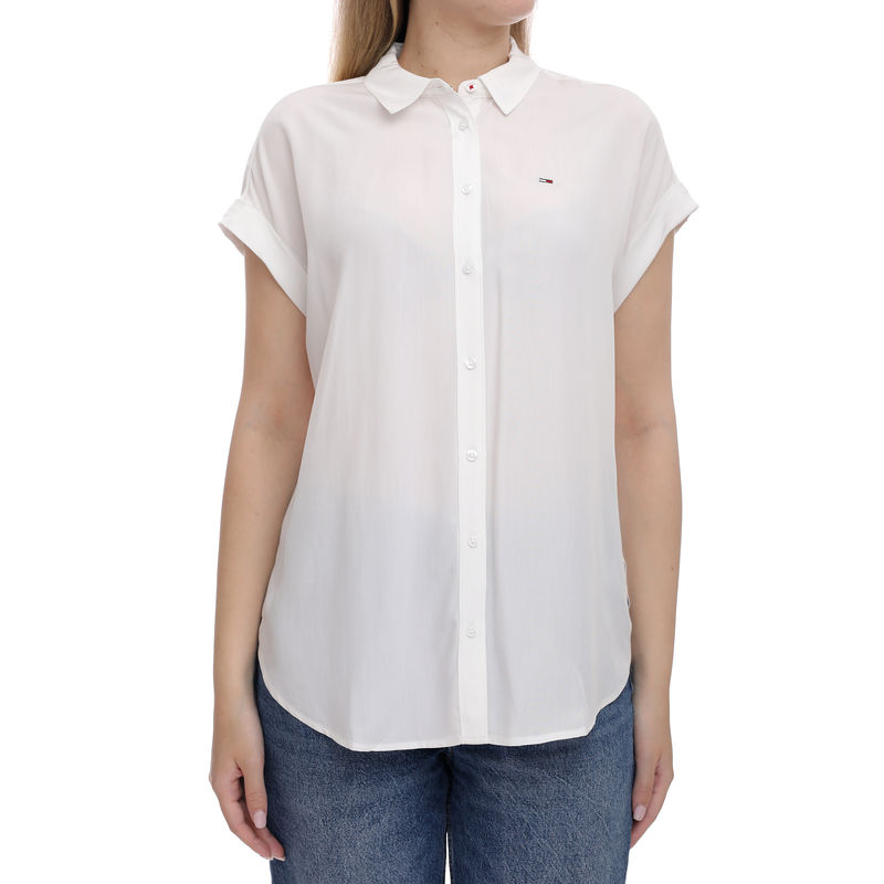 Ženska košulja Tommy Hilfiger TJW ROLL UP SLEEVE SHIRT