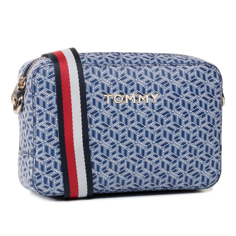 Ženska torba Tommy Hilfiger ICONIC TOMMY CAMERA BAG MONOGRAM