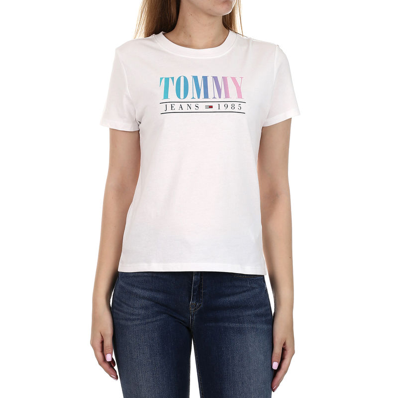 Ženska majica Tommy Hilfiger SUMMER MULTICOLOR TOMMY TEE