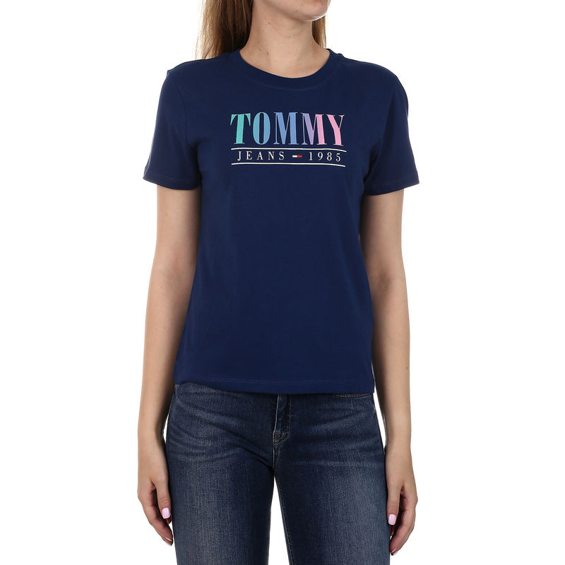 Ženska majica Tommy Hilfiger SUMMER MULTICOLOR TOMMY TEE