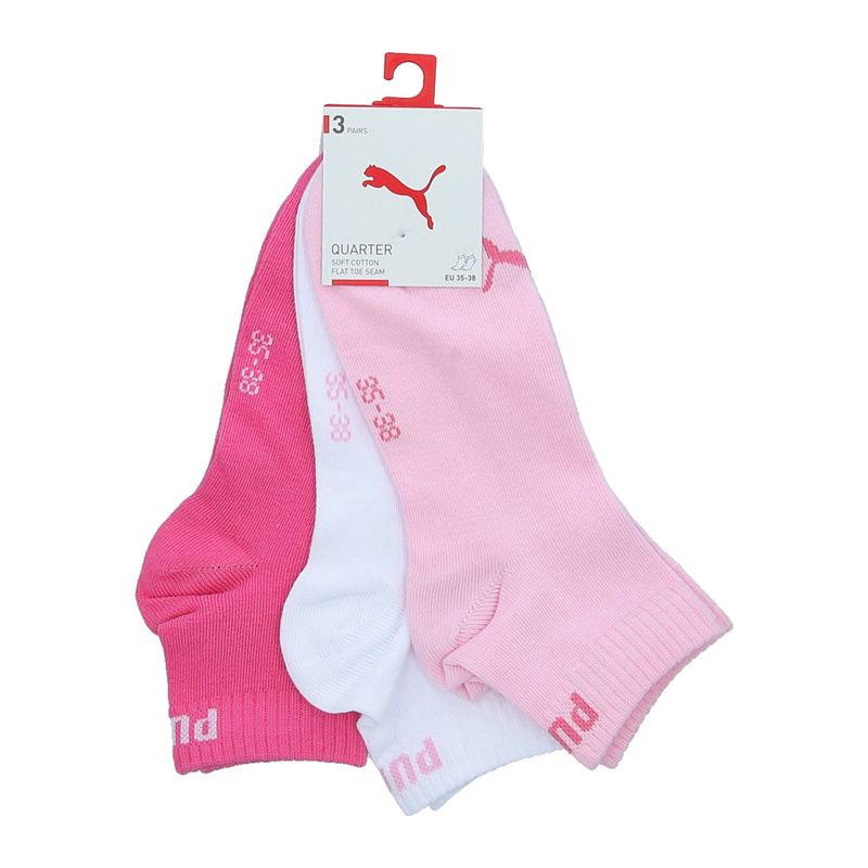 Unisex čarape Puma Unisex Quarter Plain 3P