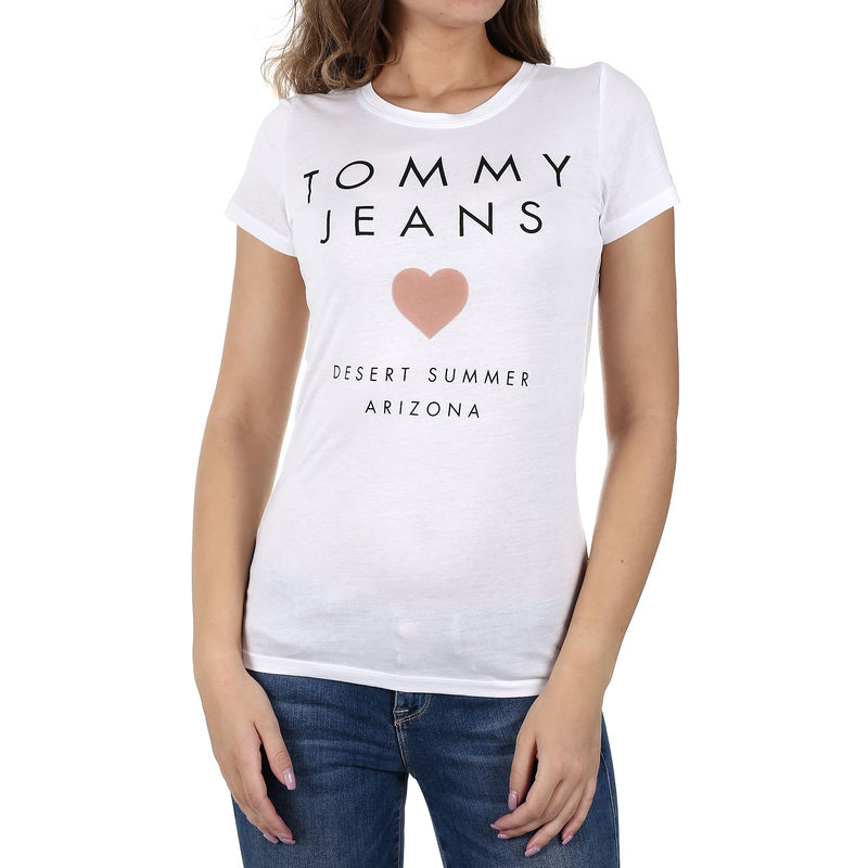 Ženska majica Tommy Hilfiger TJW HEART LOGO TEE