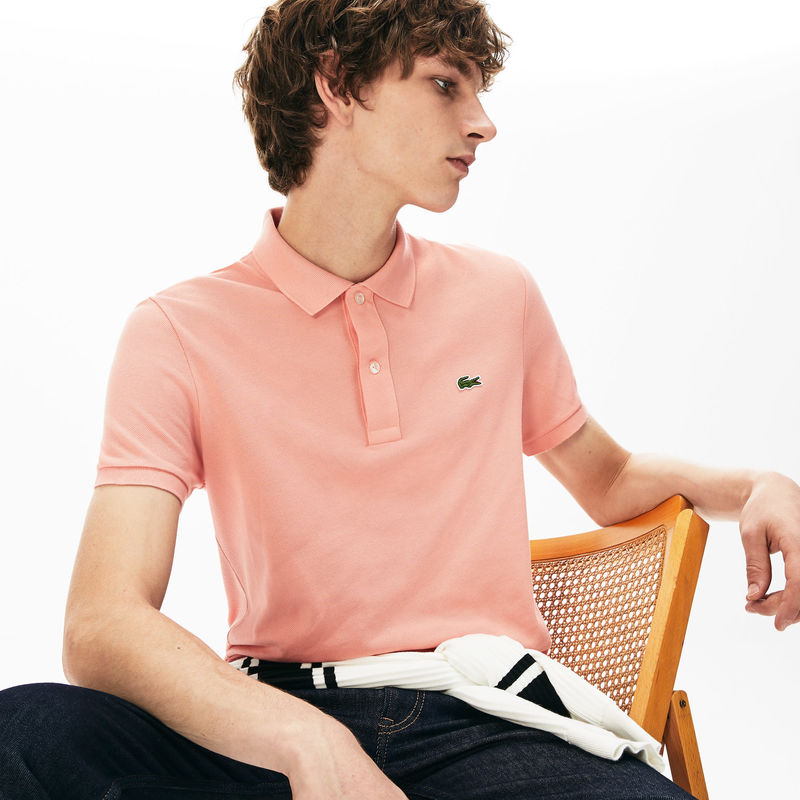Polo clearance lacoste saumon