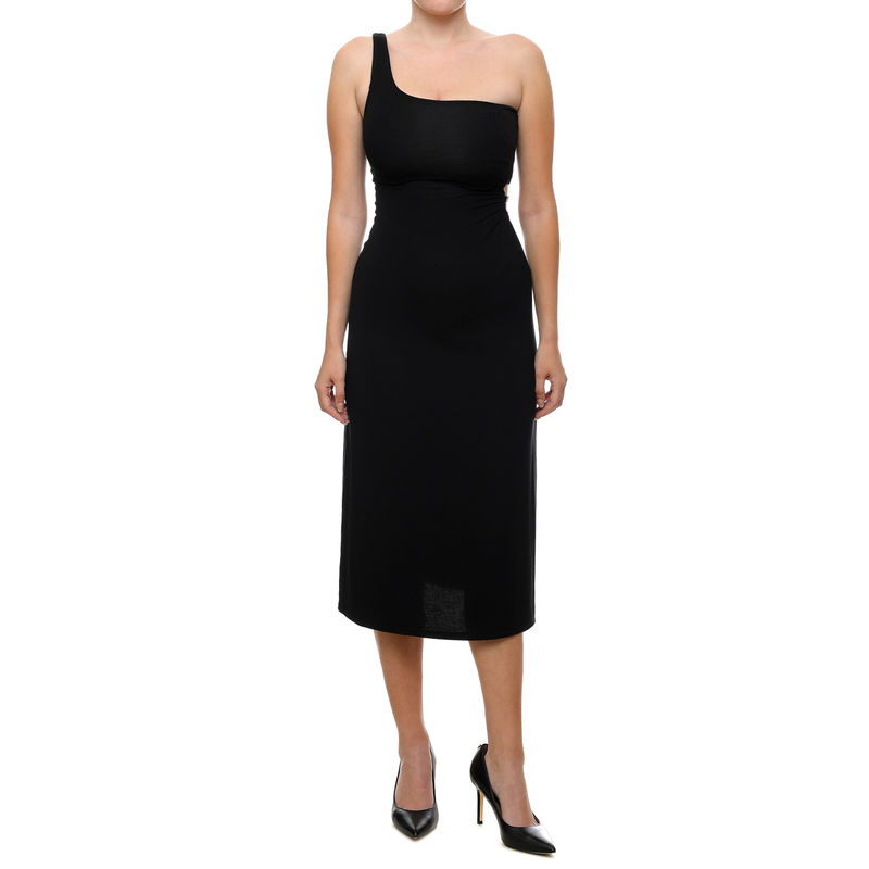 Ženska haljina Karl Lagerfeld karl dna one shoulder dress