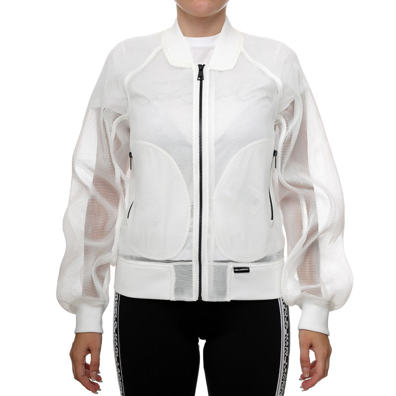Ženska jakna Karl Lagerfeld Mesh Bomber