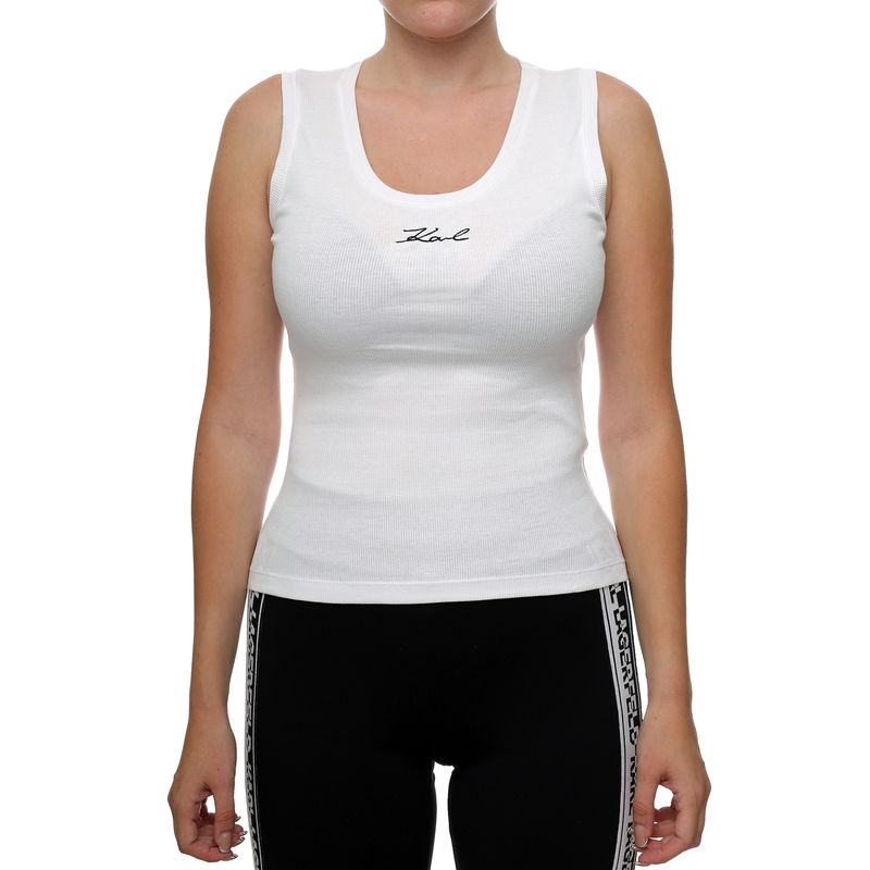 Ženska majica Karl Lagerfeld Logo Rib Tank top