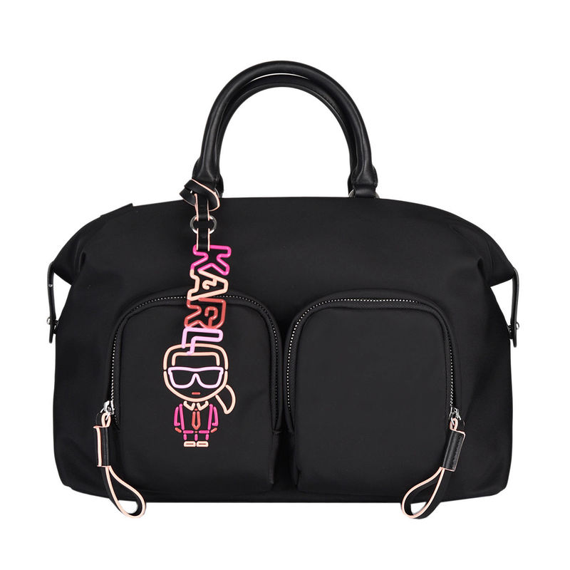 Ženska torba Karl Lagerfeld IKONIK BIARRITZ NYLON SATCHEL