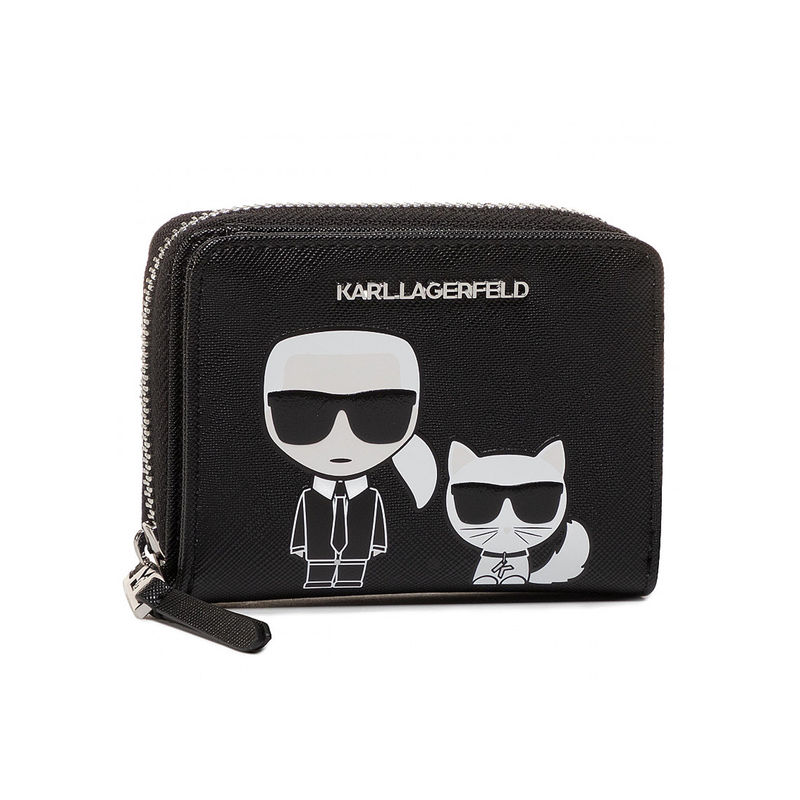 Ženski novčanik Karl Lagerfeld IKONIK SM FOLDED ZIP WALLET
