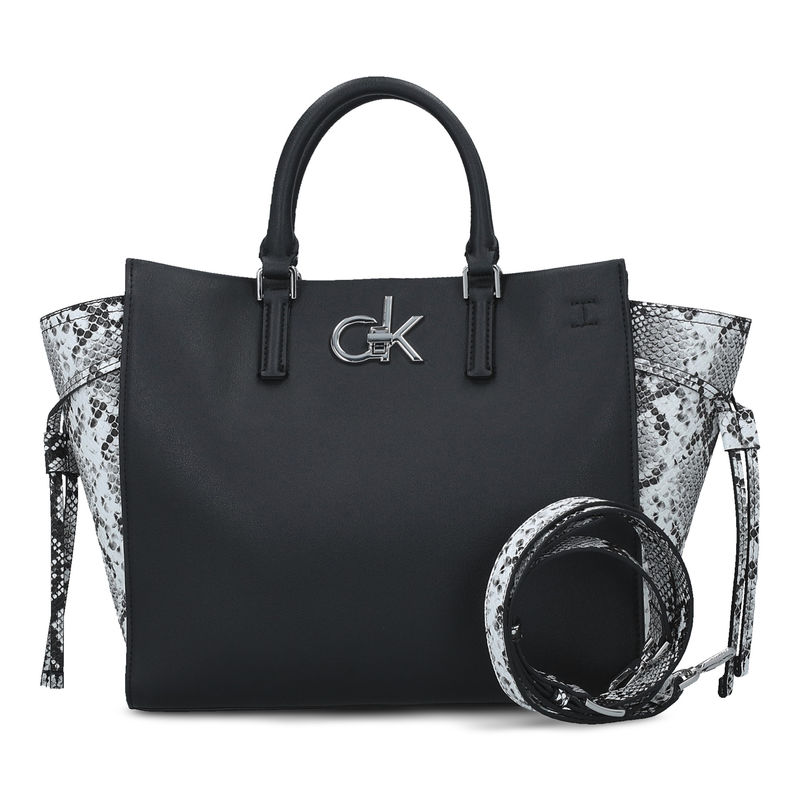 Calvin klein python handbag best sale