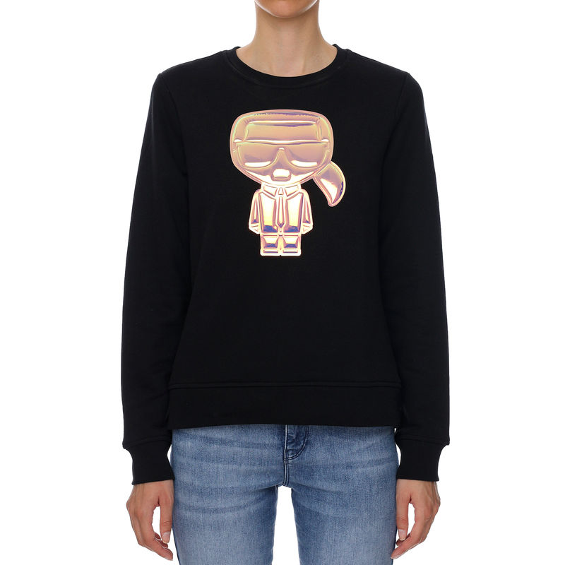 Ženski duks Karl Lagerfeld IKONIK BALLOON KARL SWEATSHIRT