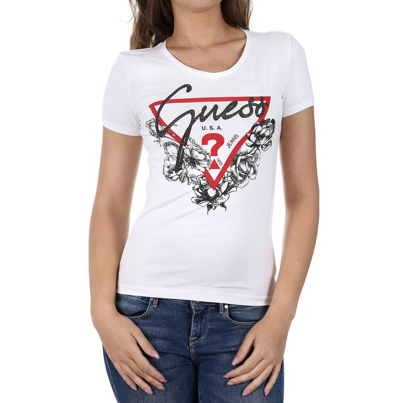 Ženska majica Guess SS VN ROSES T-SHIRT