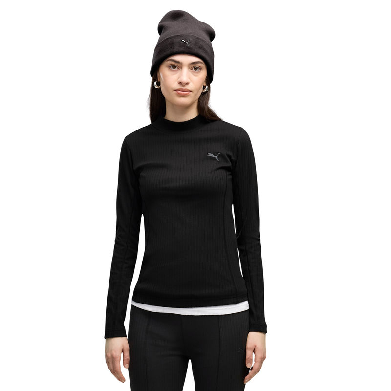 Ženski duks Puma Her slim rib longsleeve