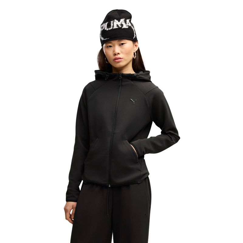 Ženski duks sa zipom i kapuljačom Puma Tech Sense full-zip jacket dk