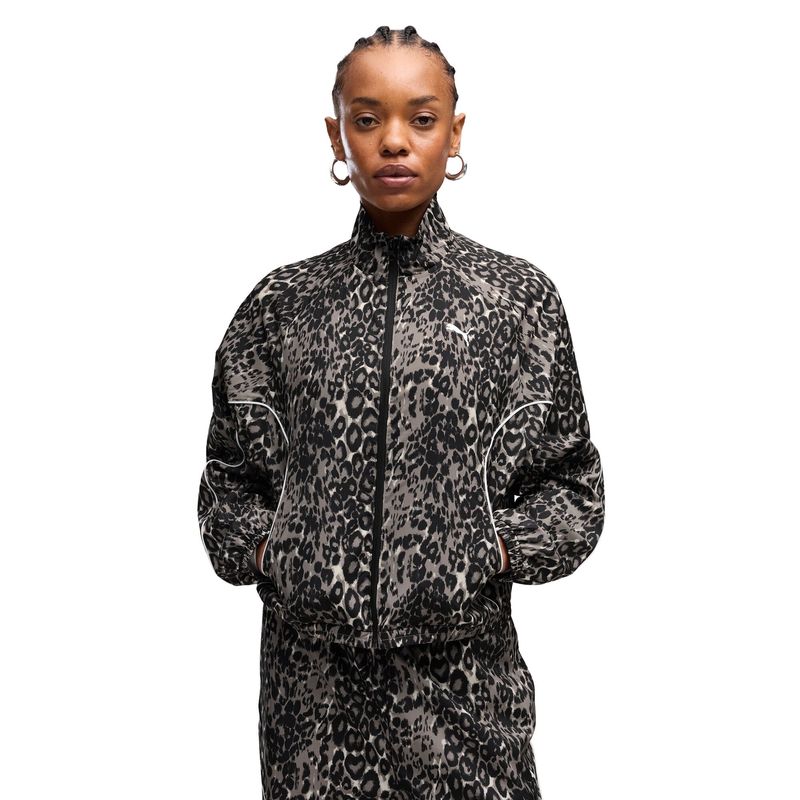 Ženski šuškavac Puma Sport animal relaxed aop full-zip woven jacket