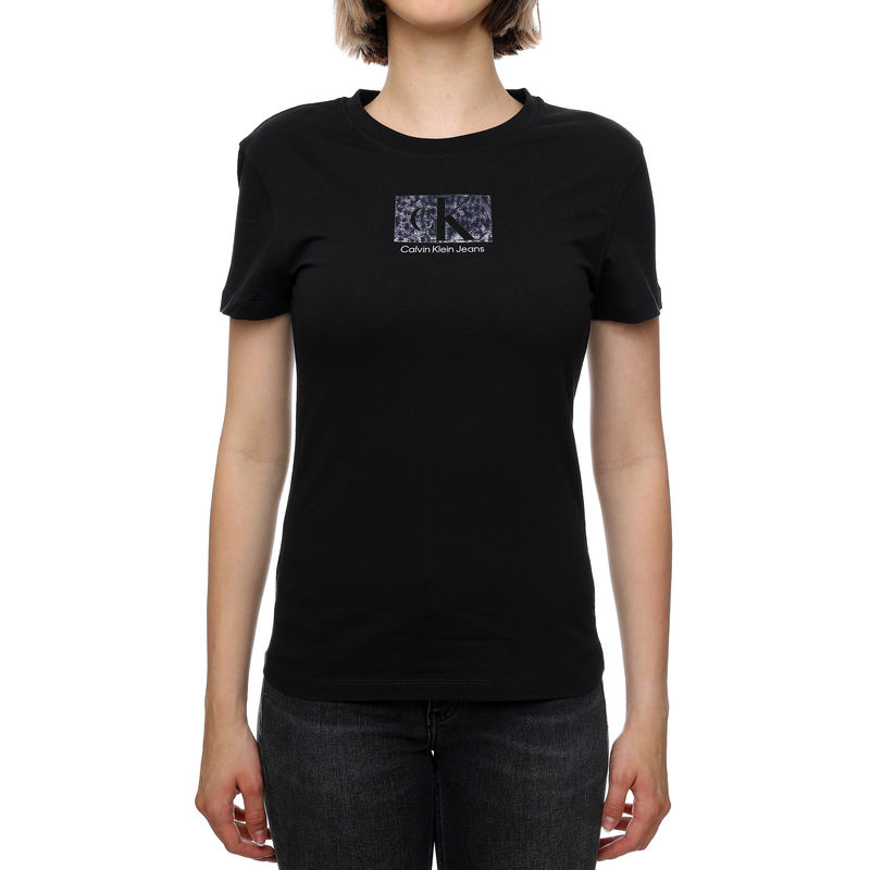 Ženska majica Calvin Klein Printed Box Slim Tee