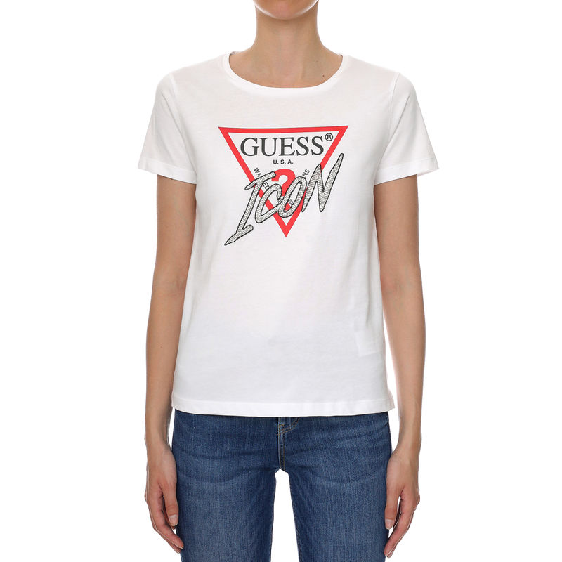 Ženska majica Guess JEANS SS CN ICON TEE