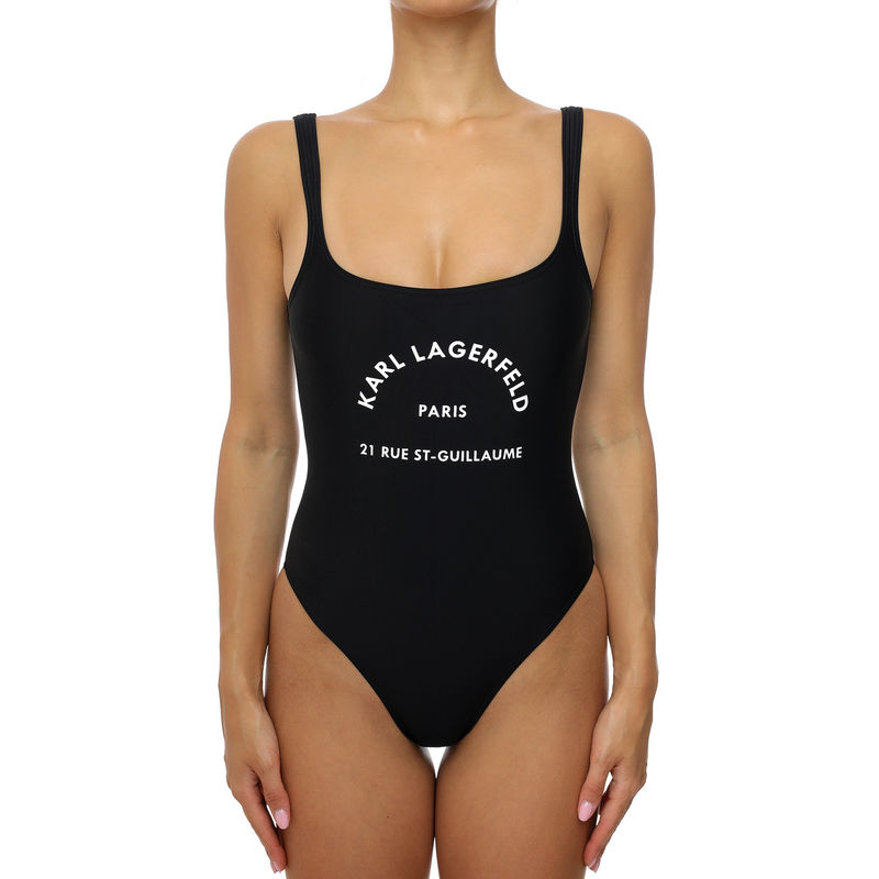Ženski kupaći Karl Lagerfeld Rsg Logo Swimsuit