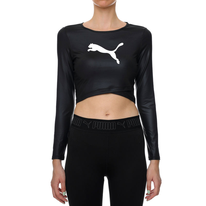 Ženska majica Puma MODERN SPORTS LONGSLEEVE CROPPED SHINY TEE