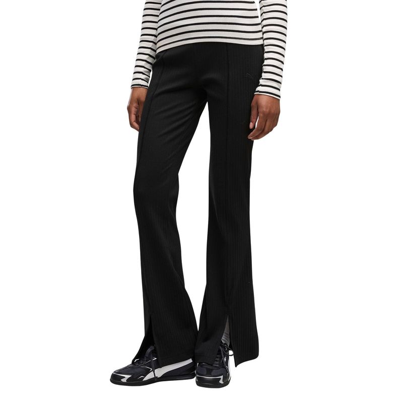 Ženska trenerka donji deo Puma Her rib flared leggings