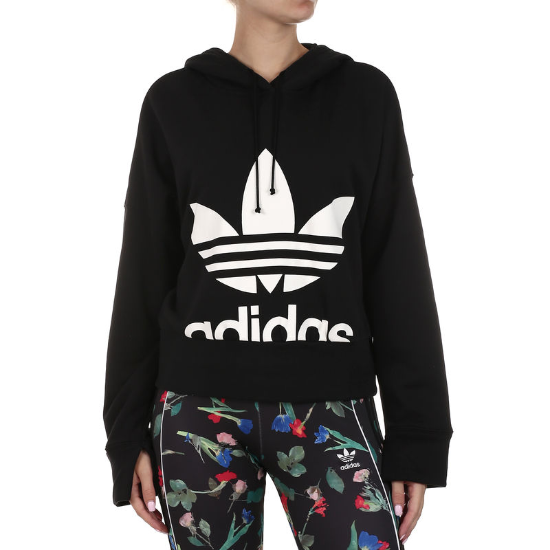 Ženski duks adidas CROPPED HOODIE