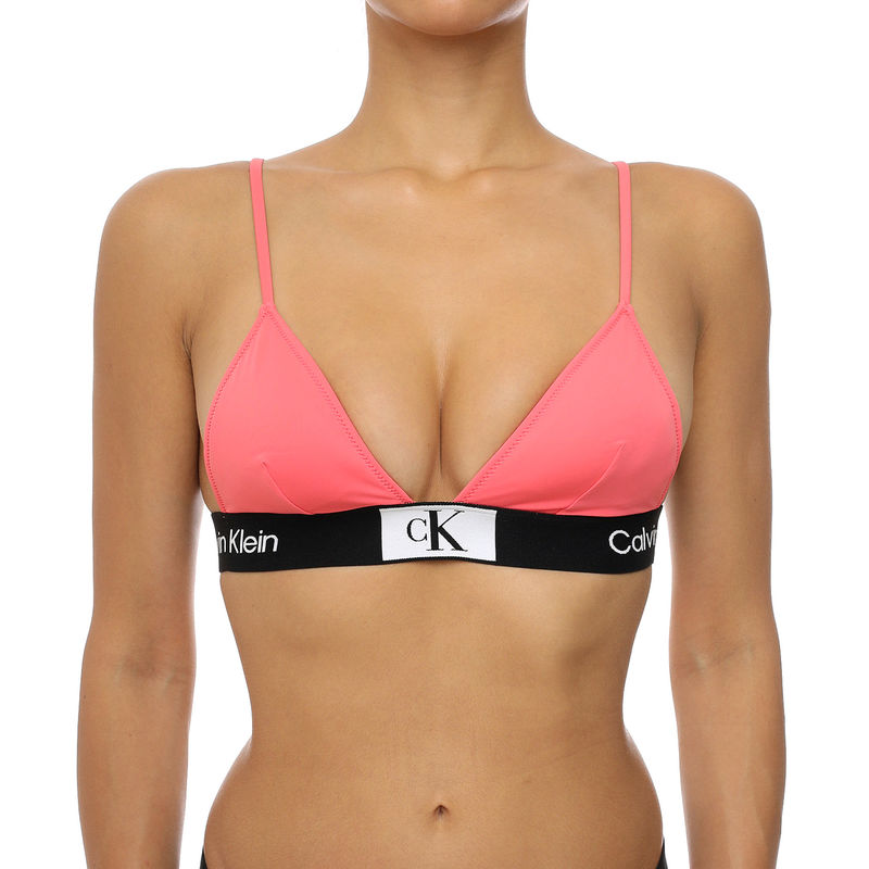 Ženski kupaći gornji deo Calvin Klein Fixed Triangle-Rp