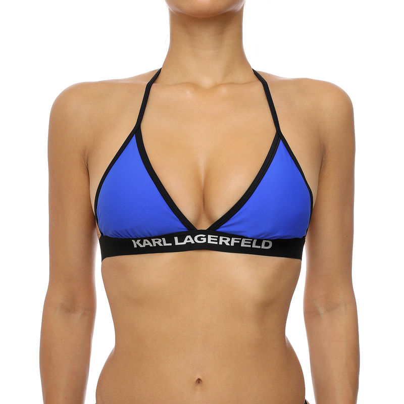 Ženski kupaći gornji deo Karl Lagerfeld Triangle