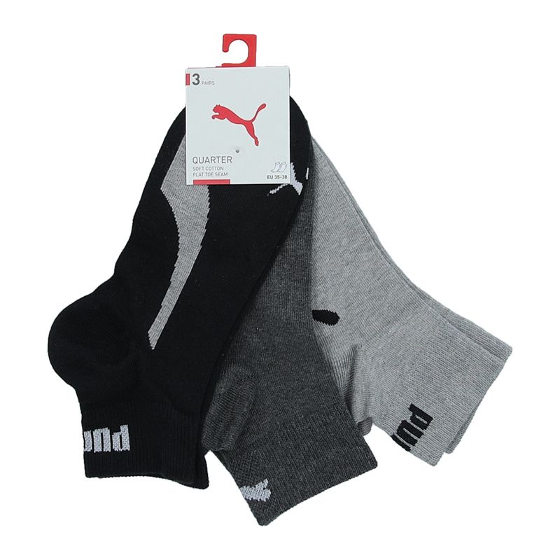 Unisex čarape Puma UNISEX LIFESTYLE QUARTER 3P