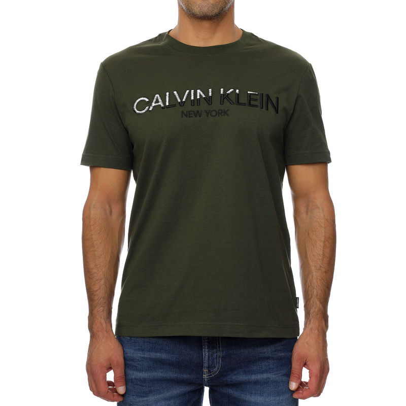 Muška majica Calvin Klein MULTI EMBROIDERY T-SHIRT