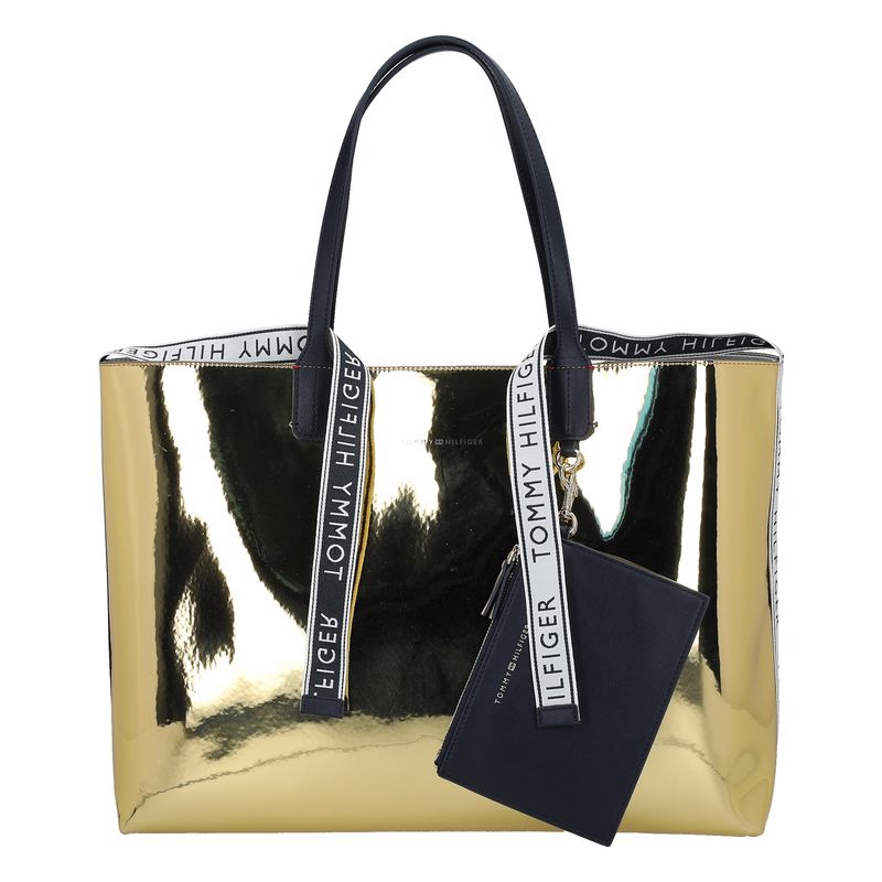 Ženska torba TOMMY HILFIGER ICONIC TOTE METALLIC