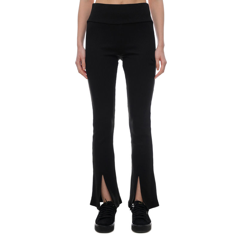 Ženska trenerka donji deo Puma CLASSICS RIBBED SLIT PANTS