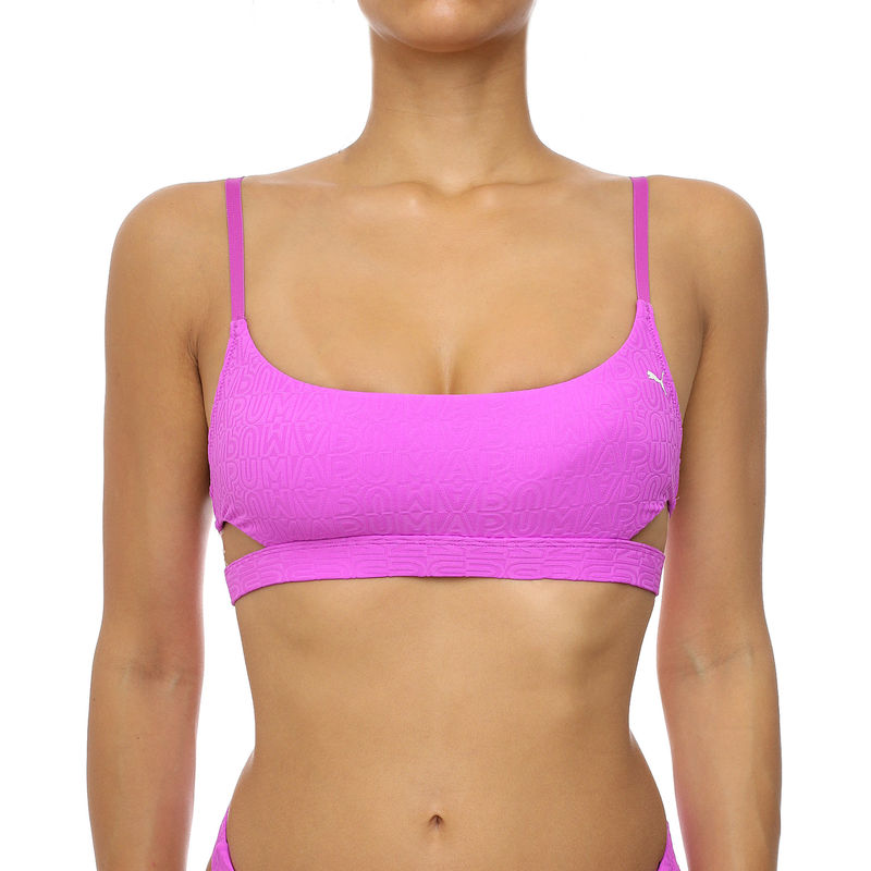 Ženski kupaći gornj deo Puma Swim women jacquard peekaboo top