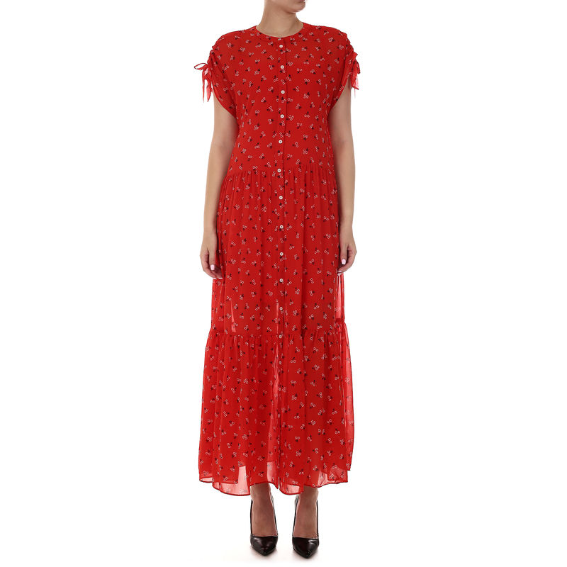 Ženska haljina Tommy Hilfiger FLORAL MAXI DRESS