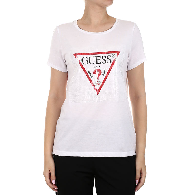 Ženska majica Guess SS CN SHINY TEE