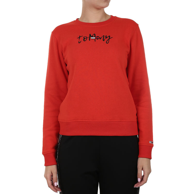 Ženski duks Tommy Hilfiger ESSENTIAL LOGO SWEATSHIRT