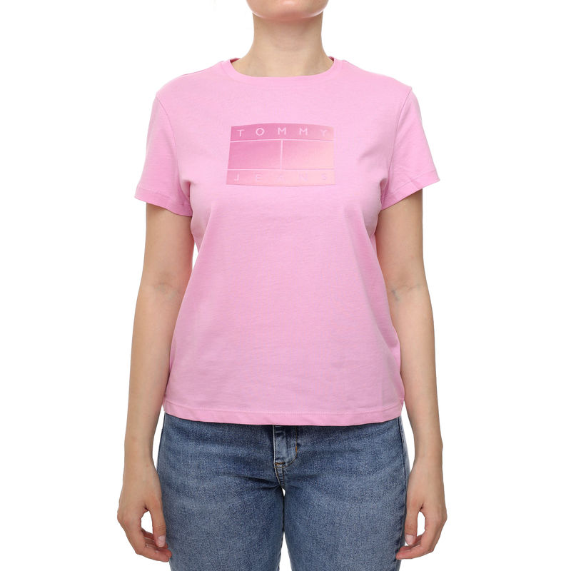 Ženska majica Tommy Hilfiger Tjw reg gradient flag ss